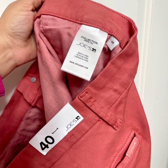 New Joe's The Brixton Straight 8.5" Inseam Shorts in Mineral Red Size 40 - Picture 8 of 10